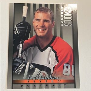 1997-98 Donruss Studio PROMO 8 x 10 Eric Lindros Trading Card - #3